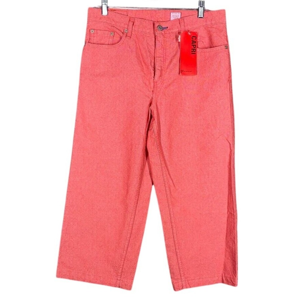 Vintage Y2K Levis Red Tab 577 Nouveau Capri Jeans Misses 10 Lower Rise‎ Loose